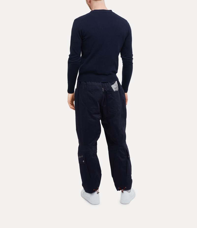 Vivienne Westwood Chap Track Trousers - Navy | Garmentory