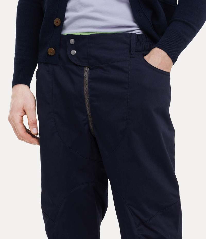 Vivienne Westwood Chap Track Trousers - Navy | Garmentory
