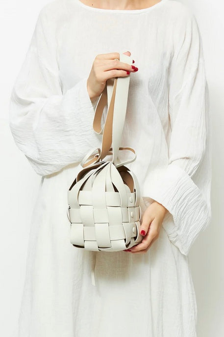Mary Al Terna Hug Bag - Stone | Garmentory
