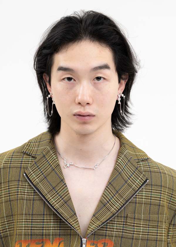 DEPARTMENT Rhinestone DUIBAI Candy Necklace - Silver