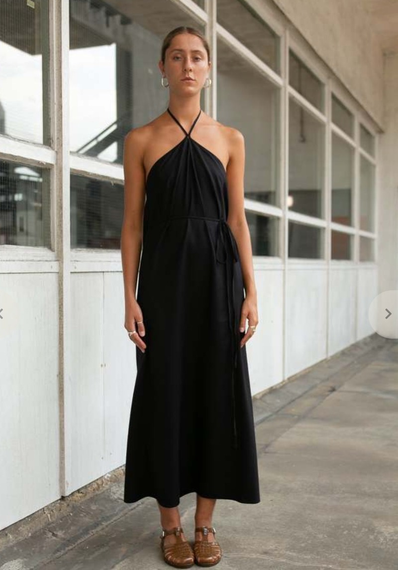 【関税込み】Baserange ブラック Ligo マキシワンピース Baserange Ligo Dress - Black | Garmentory