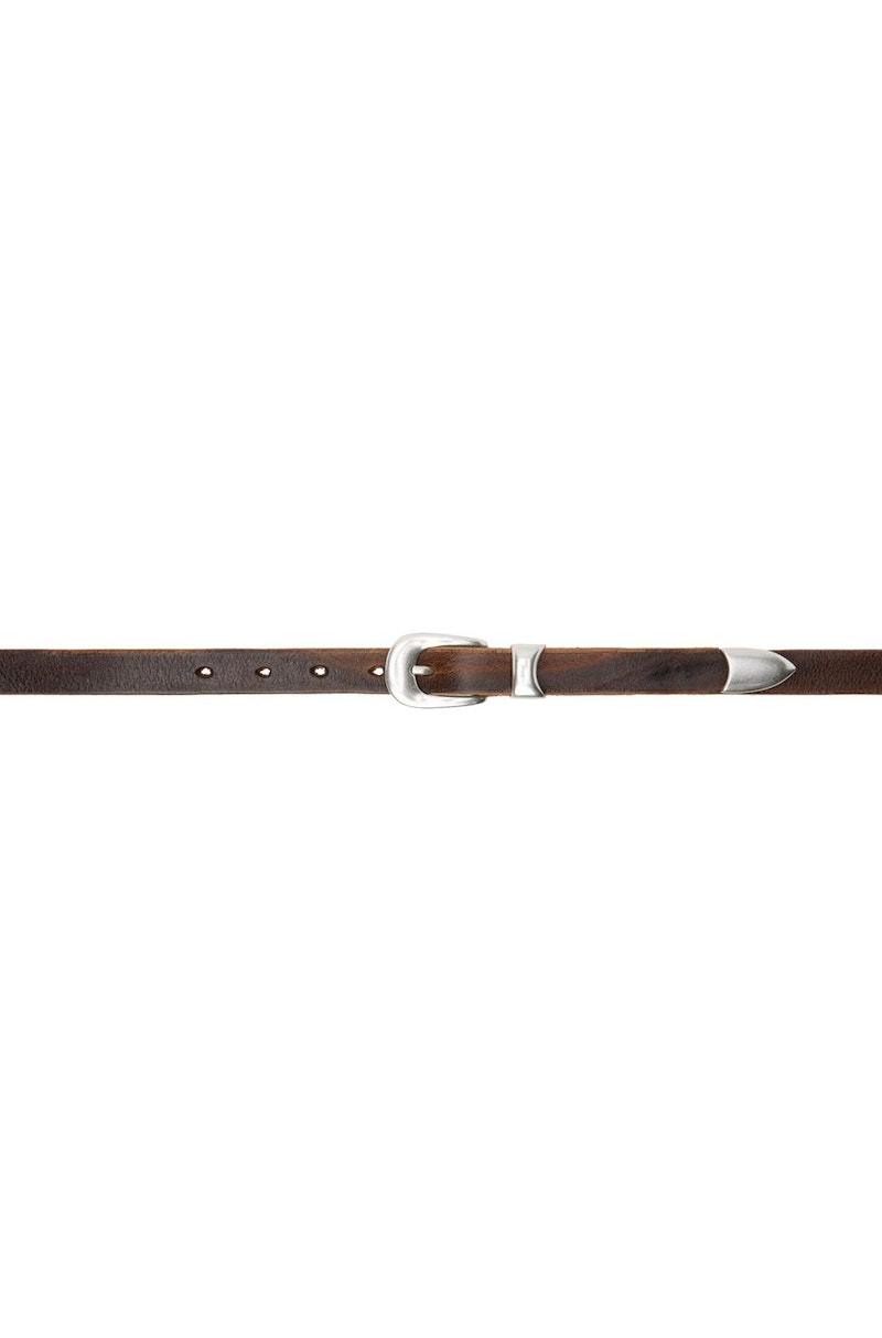 OUR LEGACY 2CM BELT BROWN LETHER 70 Our Legacy 2cm Belt Brown