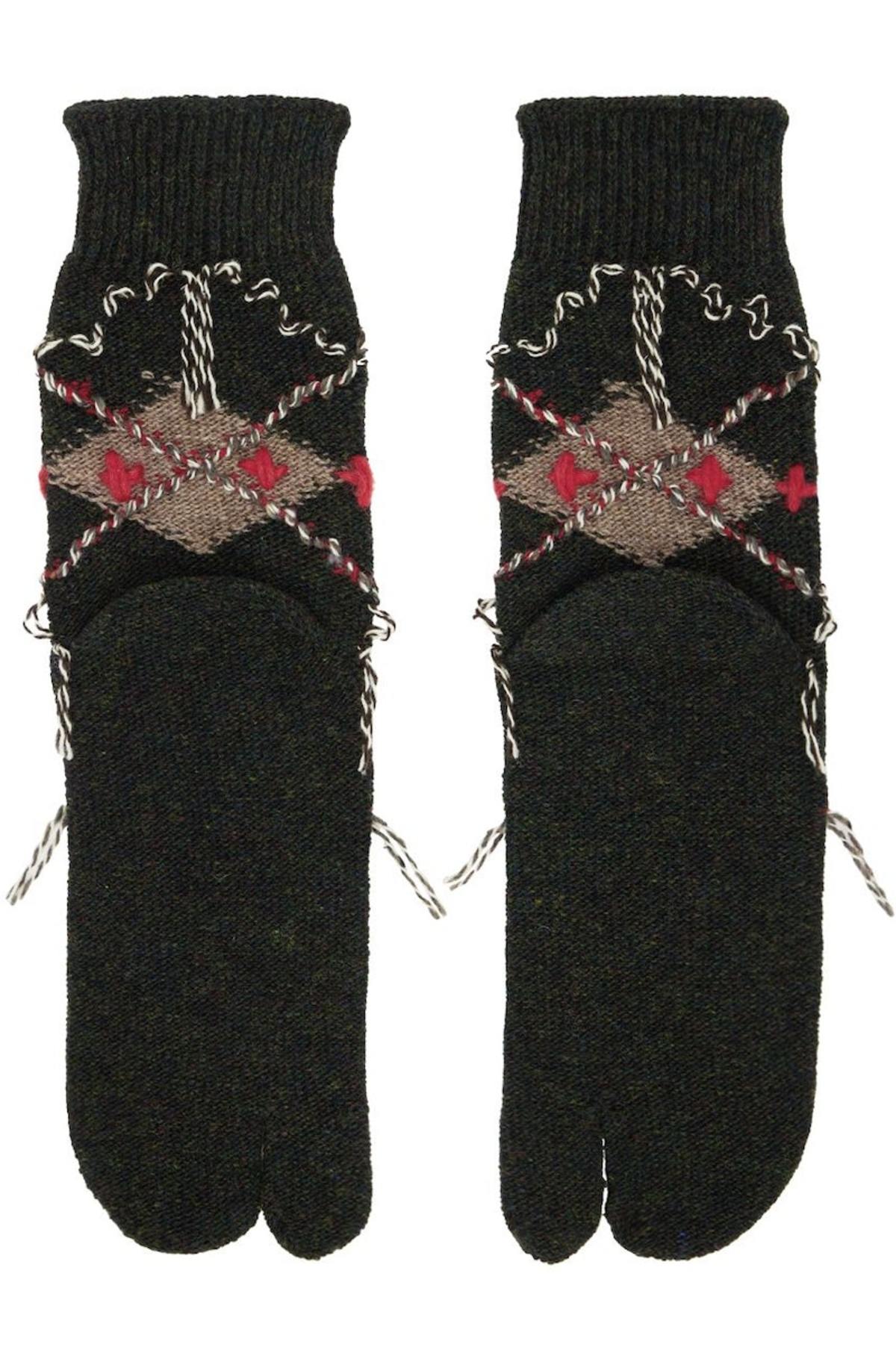 Maison Margiela Bootleg Socks - Green | Garmentory 