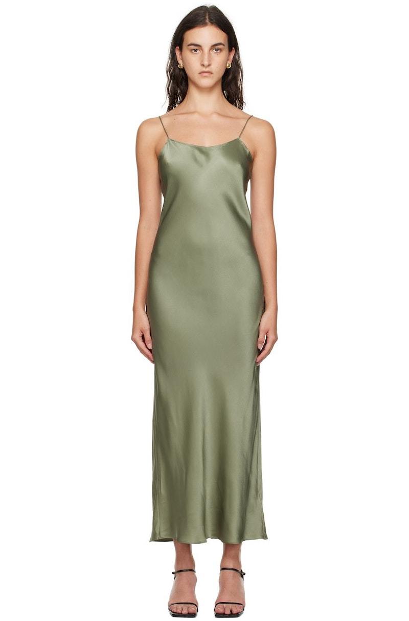 Anine Bing Chloe Maxi Dress - Green Anine Bing Chloe Maxi Dress - Green