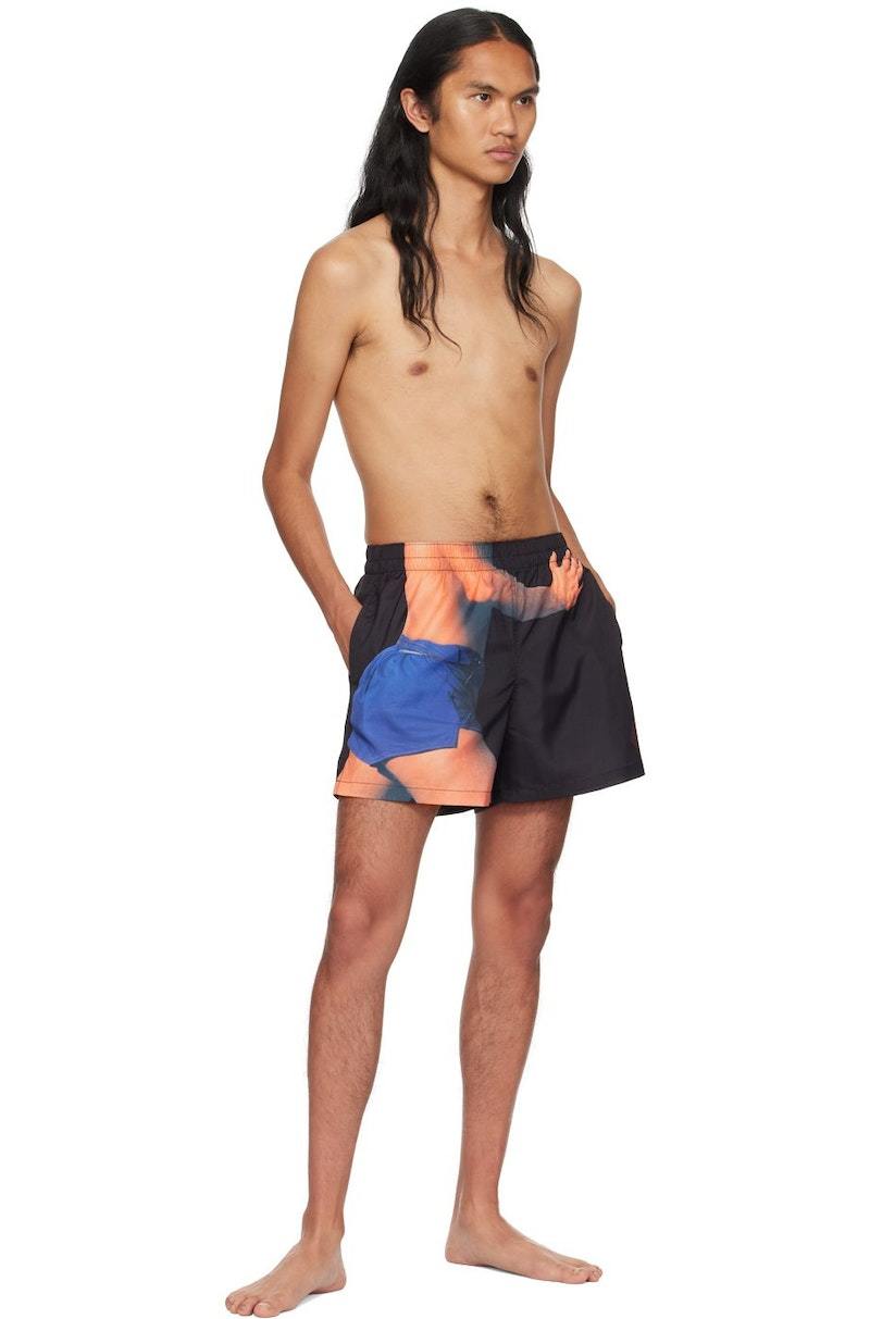 JW ANDERSON Printed Swim Shorts - Black | Garmentory