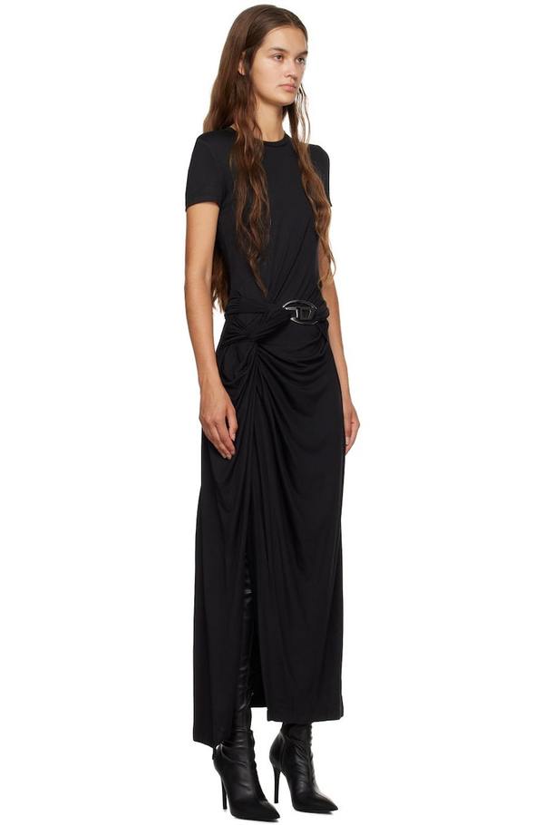 DIESEL D-Rowy Maxi Dress - Black | Garmentory