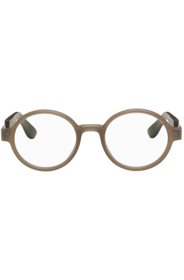 Maison Margiela MYKITA Edition MMRAW018 Glasses - Taupe | Garmentory