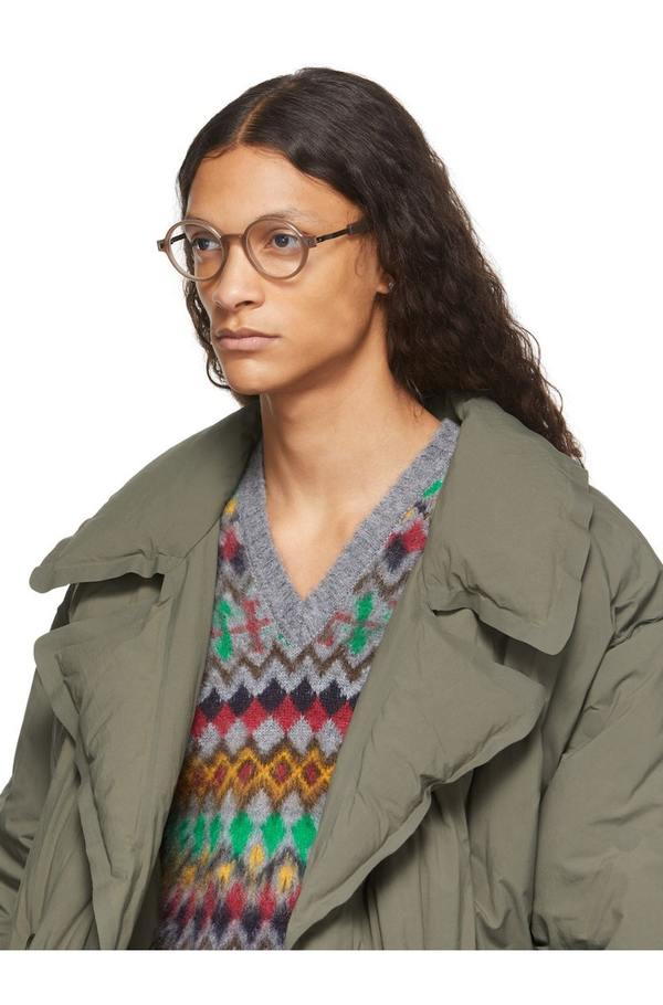 Maison Margiela MYKITA Edition MMRAW018 Glasses - Taupe | Garmentory