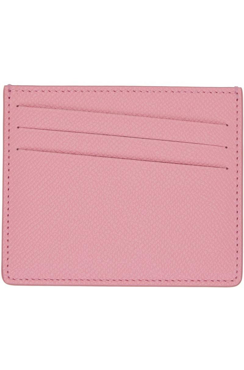 ★【Maison Margiela】 Stitches Chain Wallet Pink★ Small Chain Wallet in Pink – SVRN