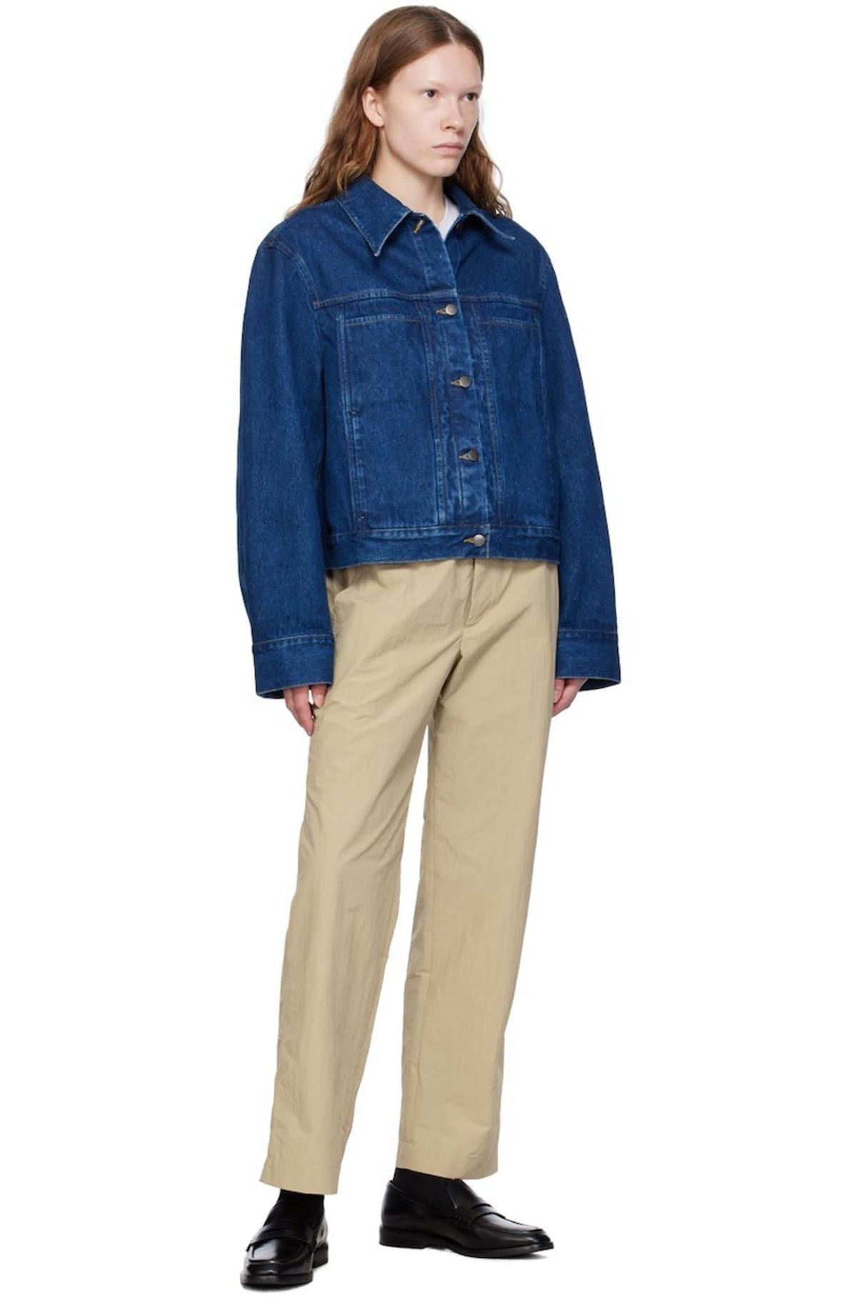 Studio Nicholson Petar Denim Jacket - Indigo | Garmentory