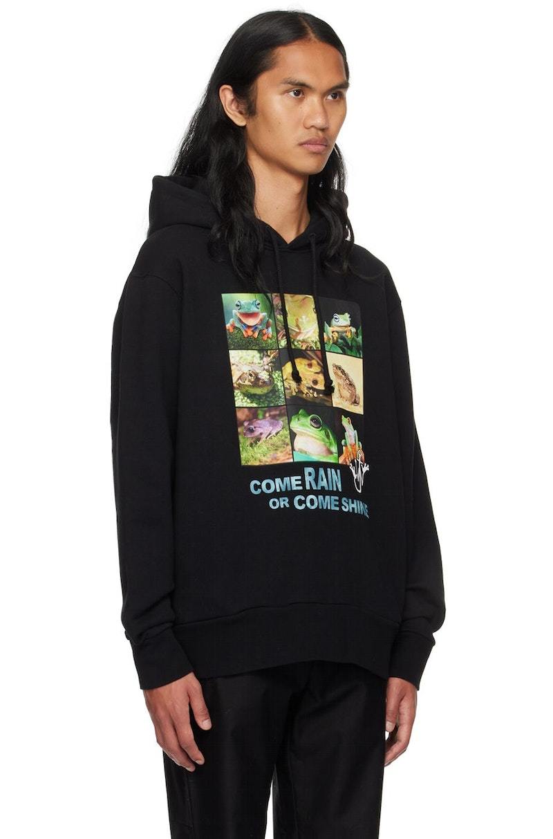 JW ANDERSON Frog Hoodie - Black | Garmentory