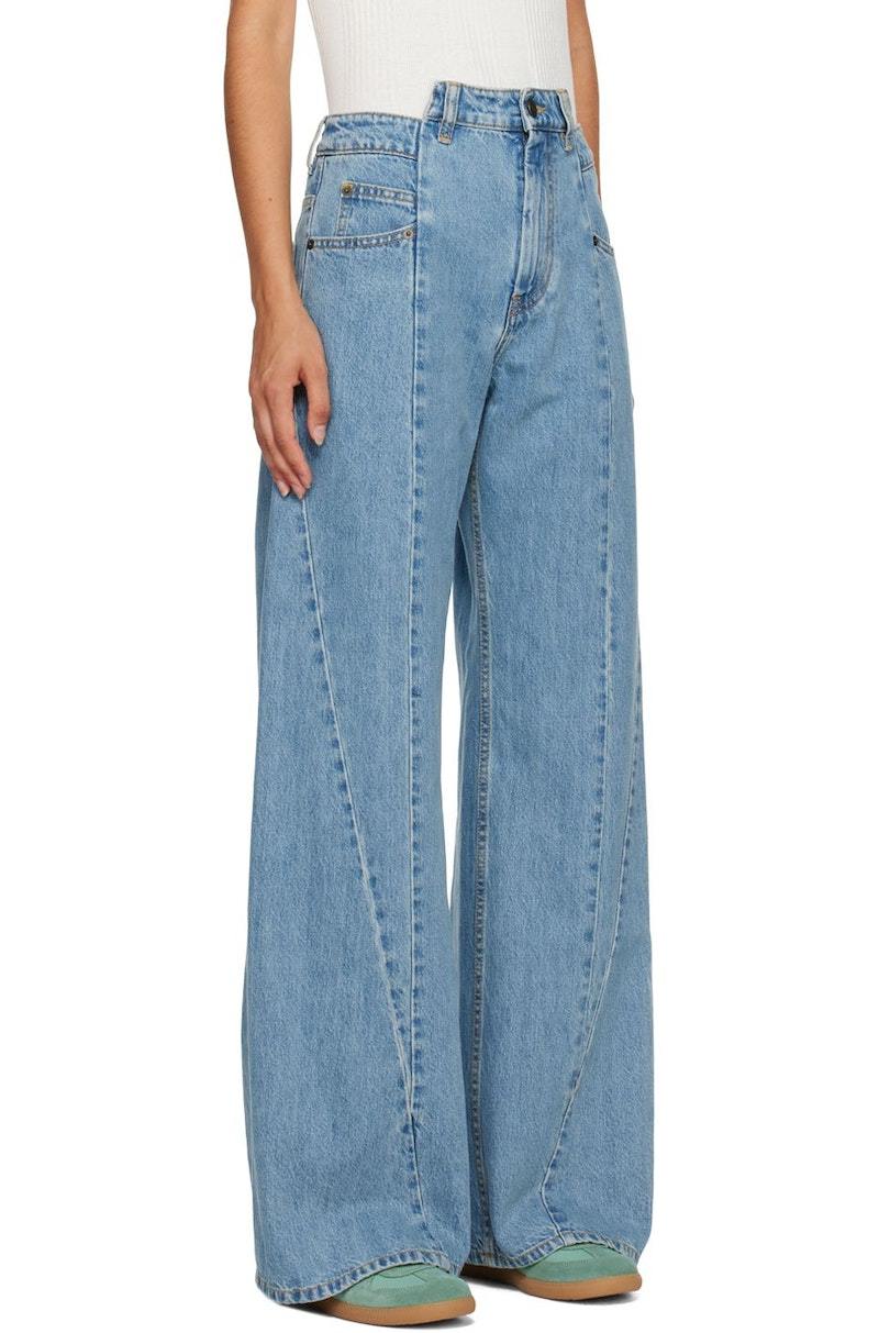 デニム・ジーパン MAISON MARGIELA JEANS BLUE Maison Margiela Distressed Jeans☆メゾンマルジェラ ジーンズ