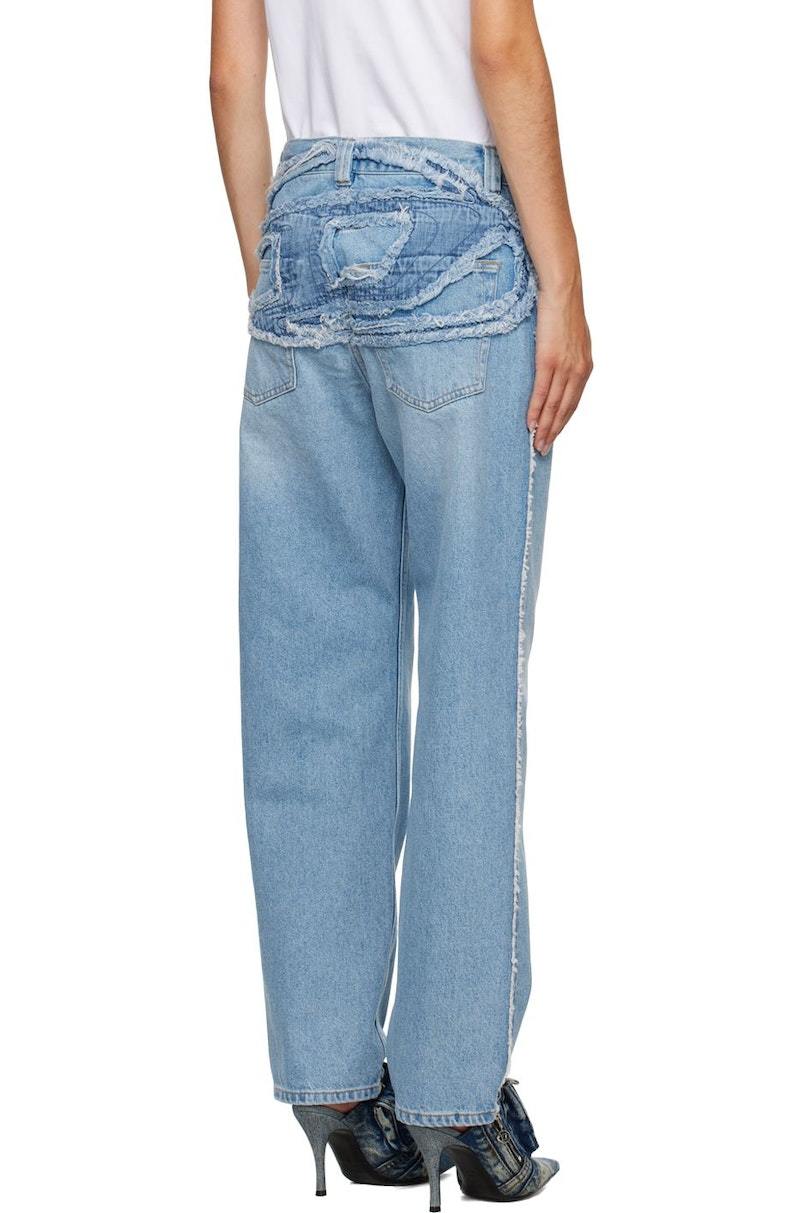 【関税込み】Diesel ブルー 2010 D-Macs Ohlac ジーンズ DIESEL 2010 D-Macs Ohlac Jeans - Blue | Garmentory