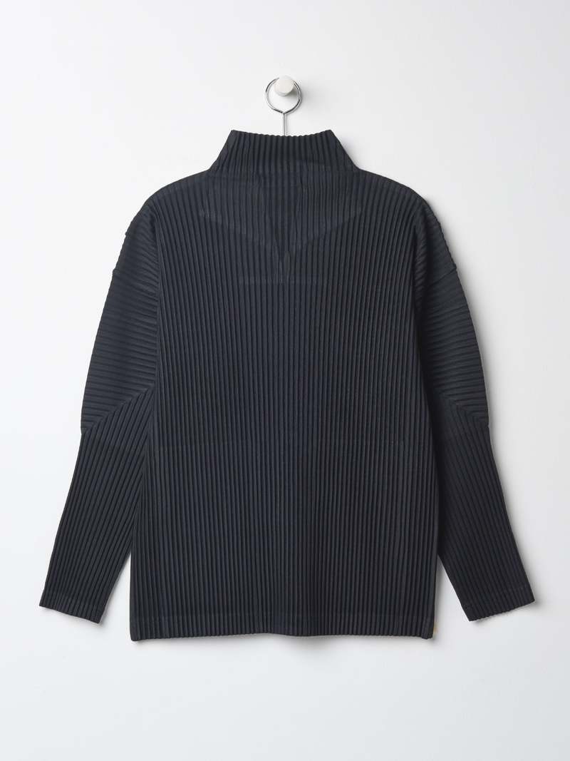 Homme Plisse Issey Miyake Basic Jacket - Black | Garmentory
