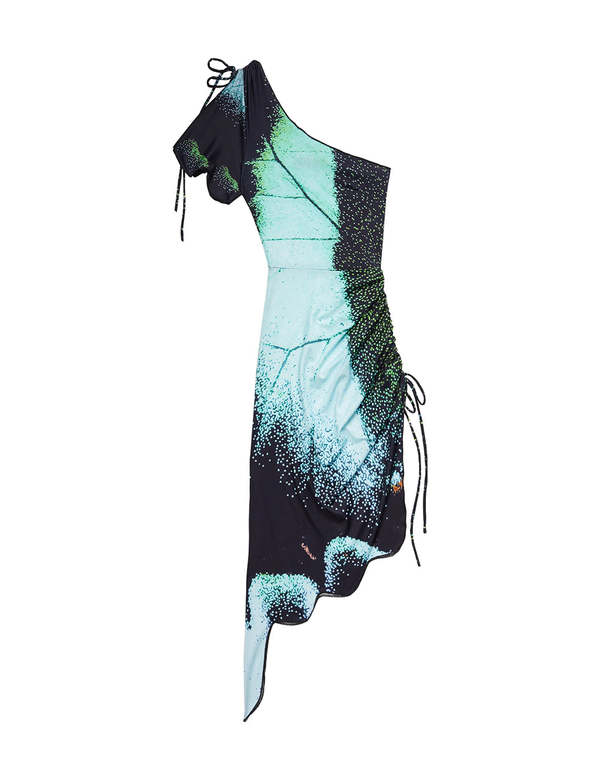 Tyler McGillivary Dani Dress - Green Butterfly | Garmentory