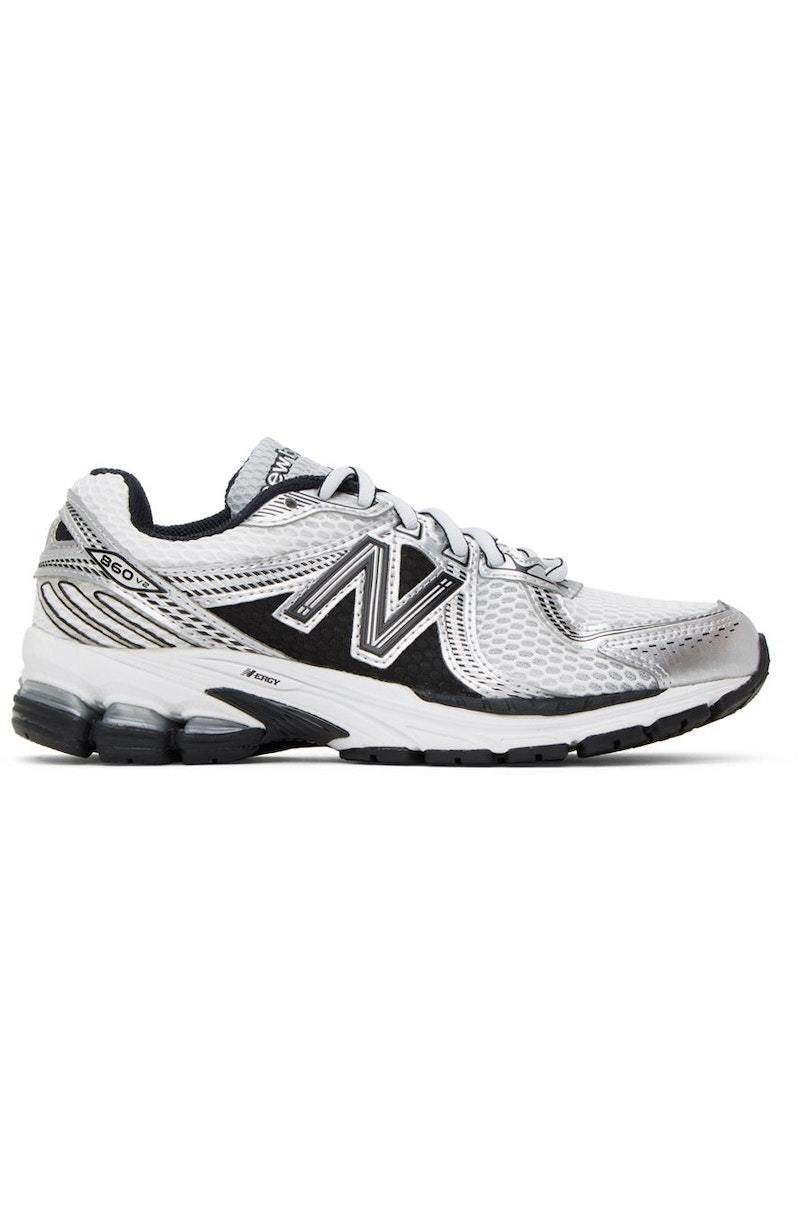 ★New Balance 860v2 ★White Black New Balance 860v2 Black White Silver Men's - ML860XD - US