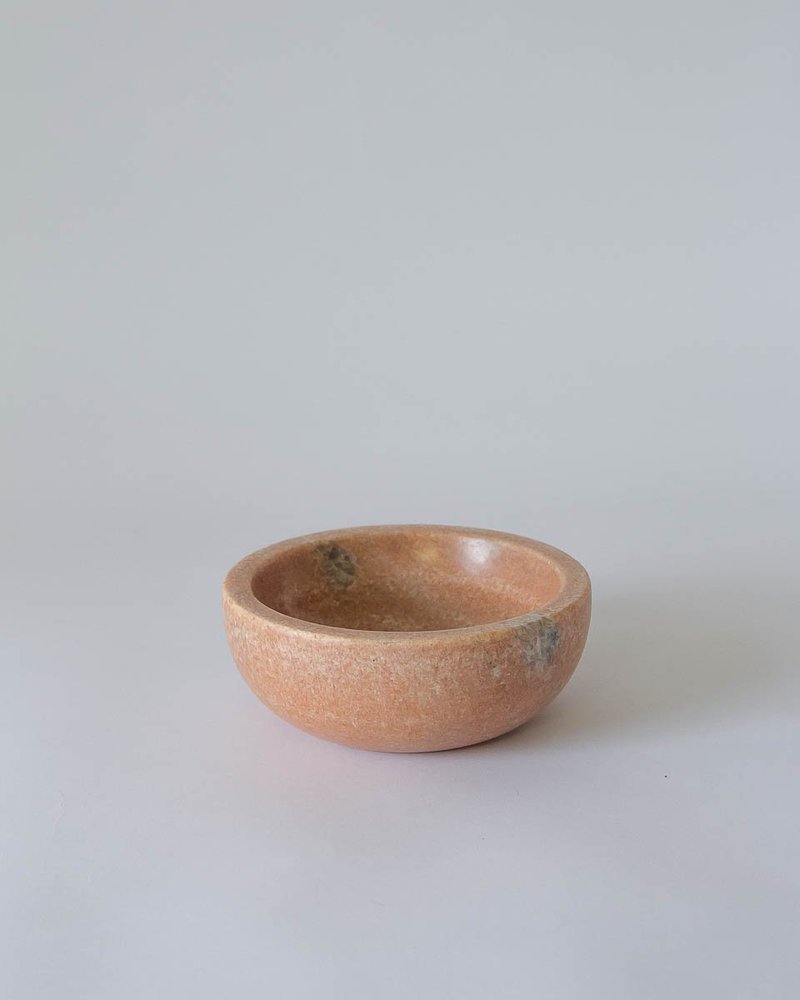 Mara Marble Bowl, Pink - Thumbnail 2