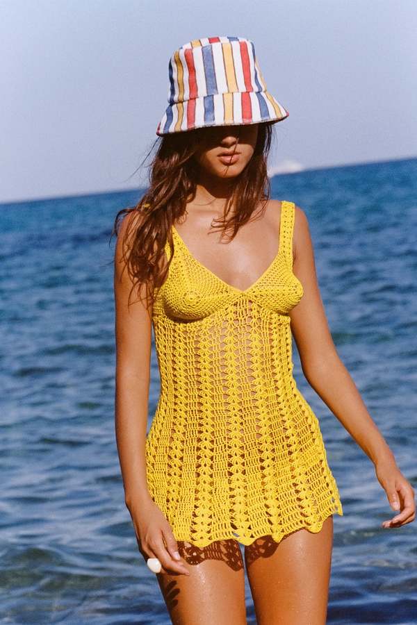 Lack of Color Shore Bucket Hat - Terry Stripe | Garmentory display picture 3