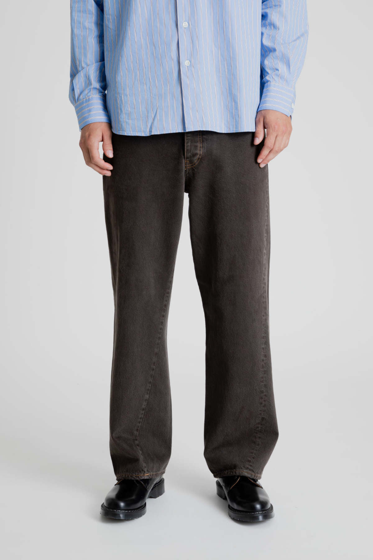 Sunflower Denim Wide Twist Jeans - Vintage Brown | Garmentory 