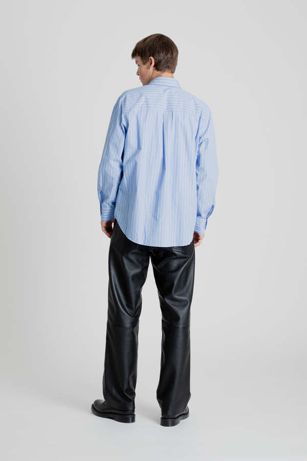 Sunflower Loose Leather Pants - Black | Garmentory