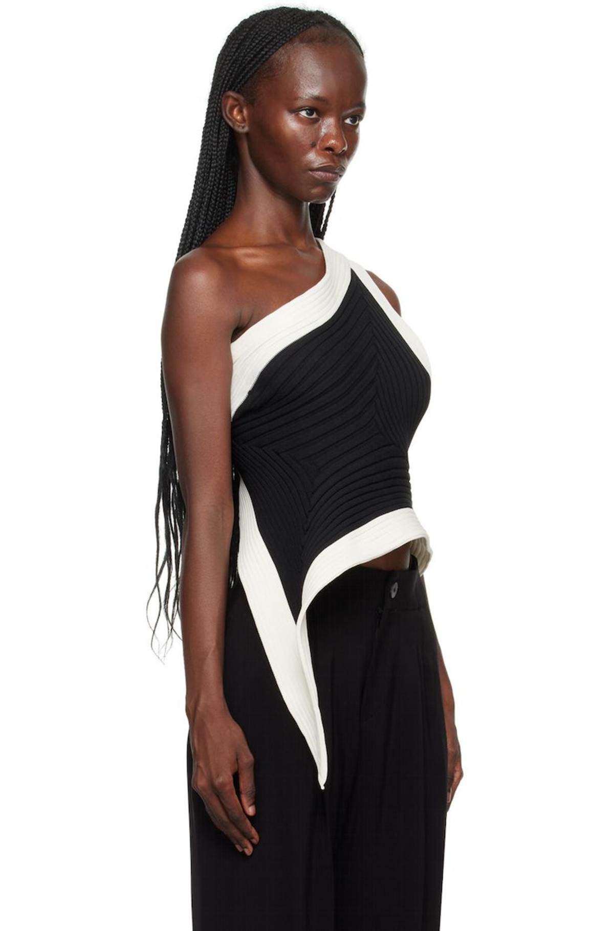 Issey Miyake Square Scheme-1 Tank Top - Black | Garmentory