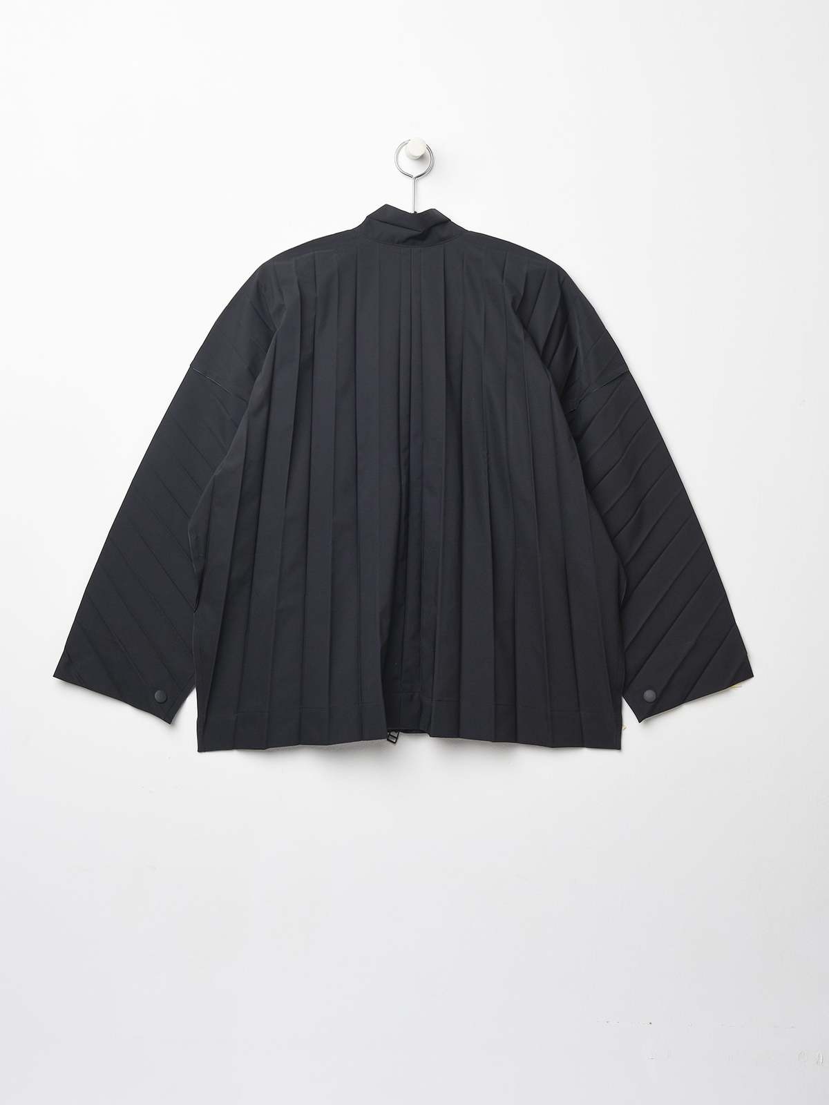 Homme Plisse Issey Miyake Edge Coat - Black | Garmentory