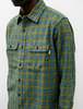 Adsum Classic Plaid Workshirt - Aqua/Sulfur - Thumbnail 4