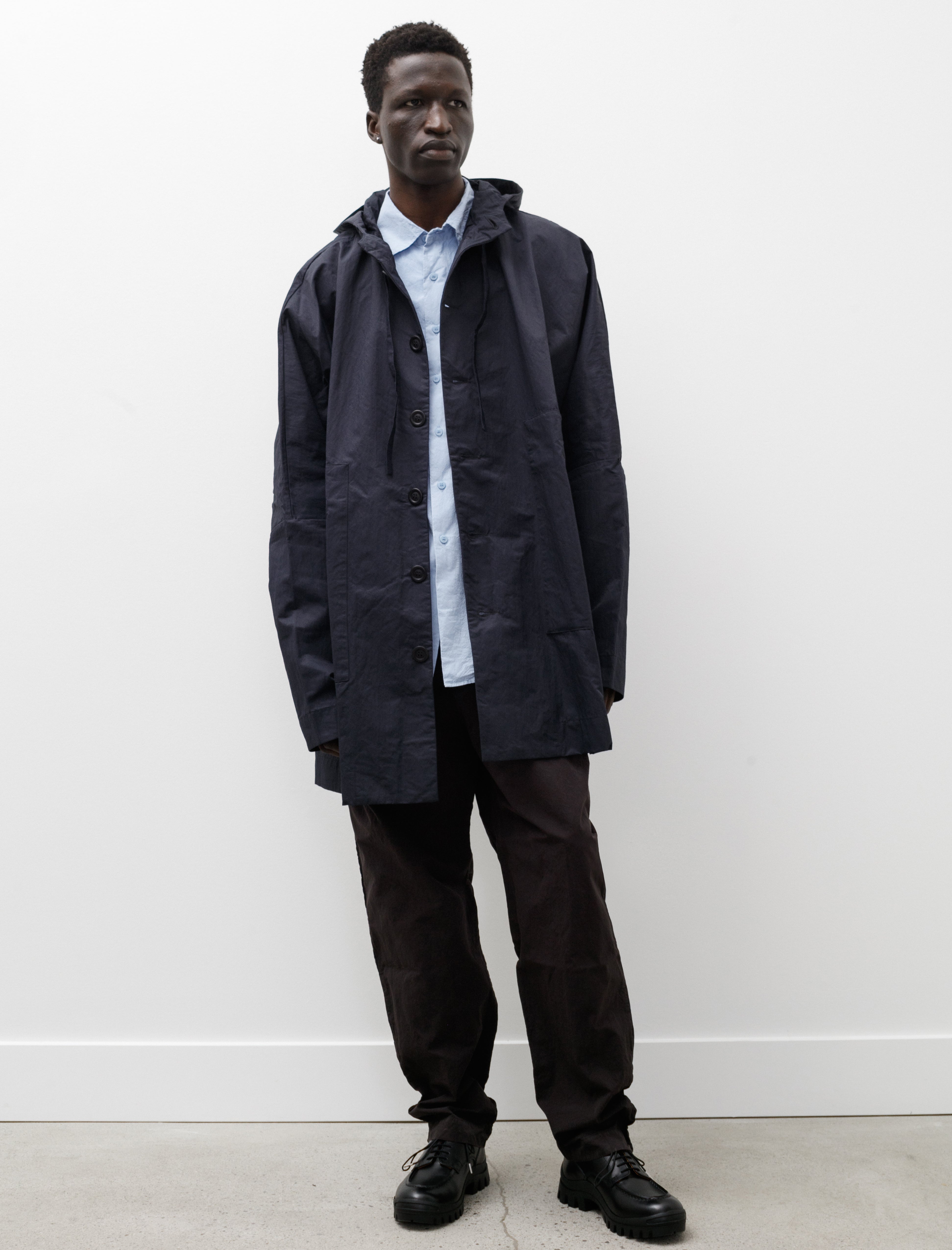 ジャケット・アウター CASEY CASEY / short 3 pieces coat Casey Casey Mens Short 3 Pieces Coat - Navy | Garmentory