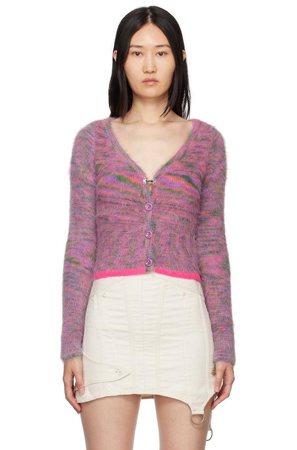 Anderson Bell✨Sullivanニットカーデ SSENSE Exclusive Purple Sullivan Cardigan by Andersson Bell