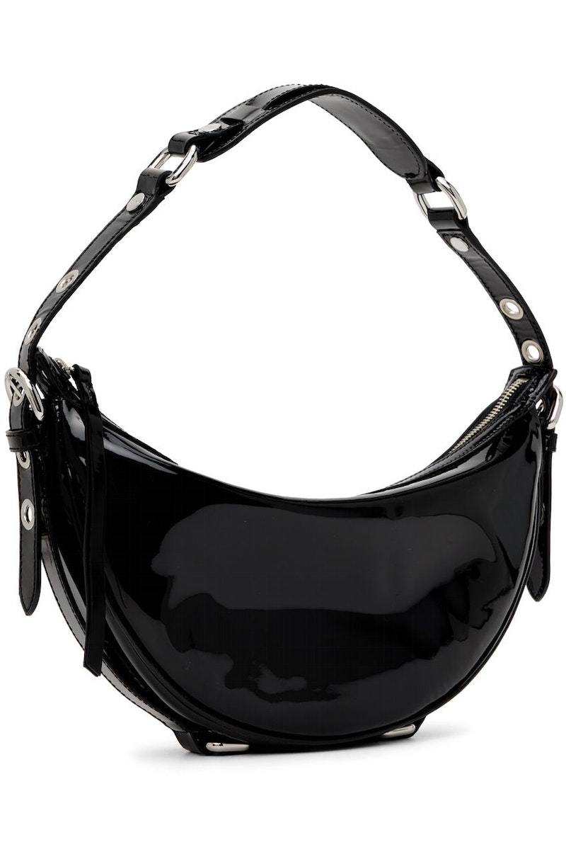 【送料&関税込】BY FAR Black Leather Small Gib Shoulder Bag BY FAR Gib Shoulder Bag - Black | Garmentory