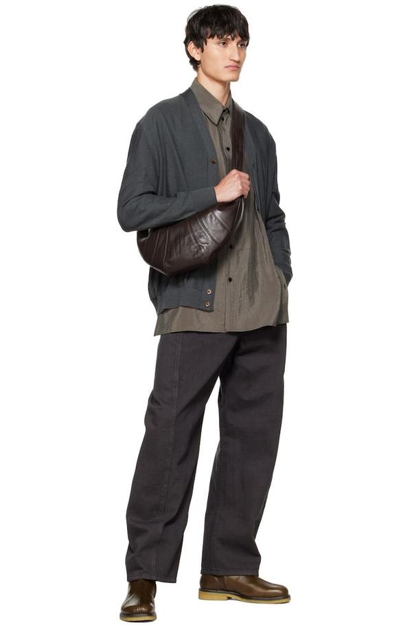 Lemaire Twisted Cardigan - Black | Garmentory