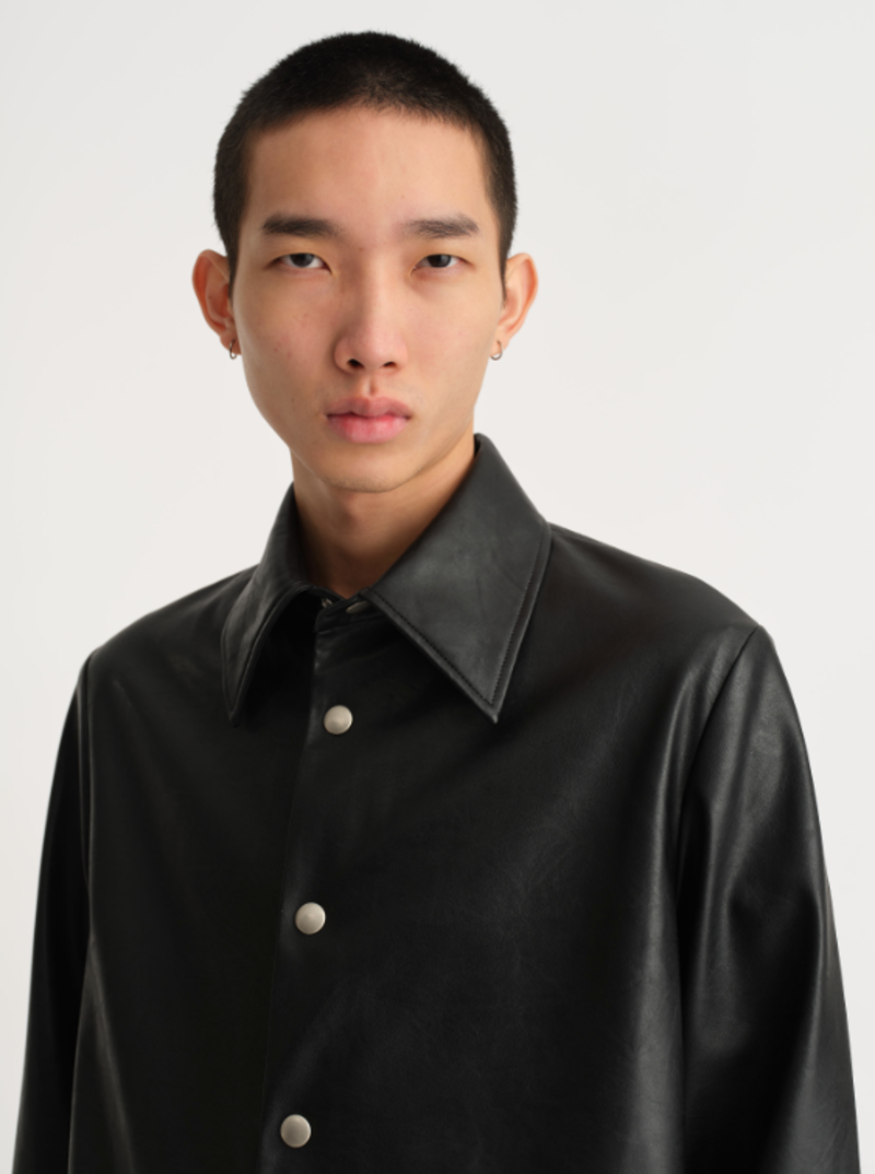 Séfr RAINIER OVERSHIRT Séfr Rainier Overshirt - Space Black | Garmentory