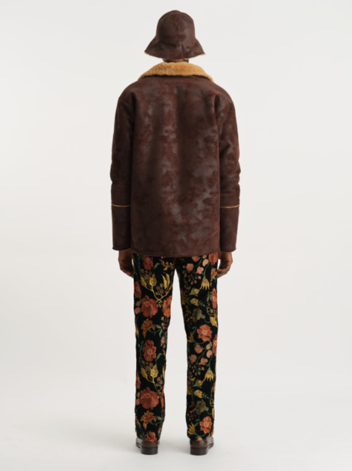 Séfr Sheridan Faux Shearling Jacket - Brown | Garmentory