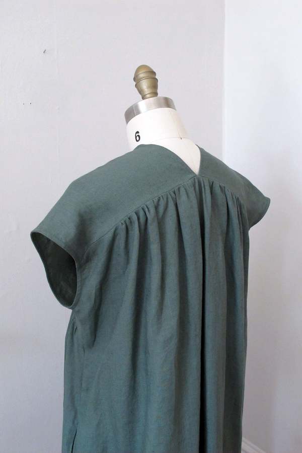 Ursa Minor Studio Gloria Linen Dress - Laurel