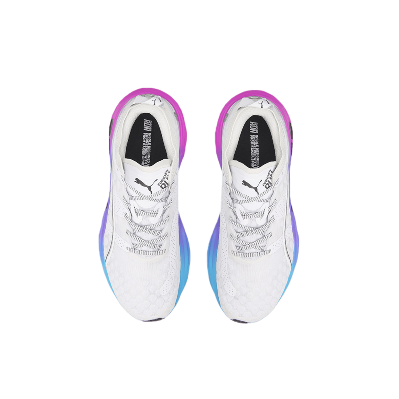 Puma Forever Run Nitro Sunset PUMA White-Luminous Blue  display picture 3