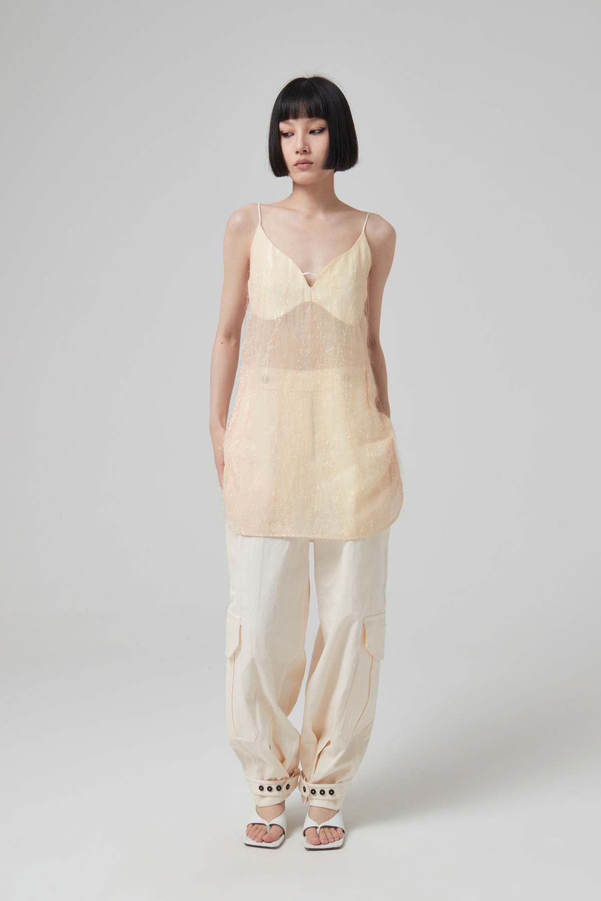 Flower Jacquard Camisole 【sahara MARTE】 Spade Flower Jacquard Grapefruits Market Medium Tote | Kate