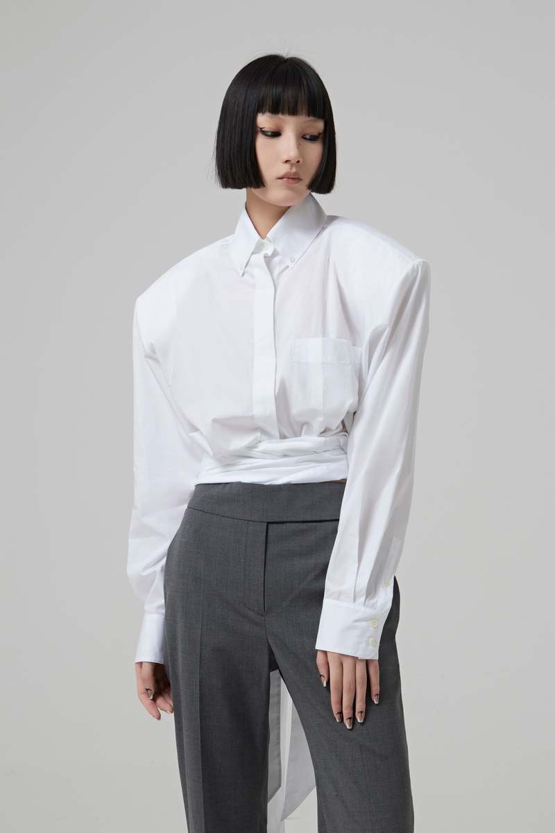 ALEXANDRE VAUTHIER Wrap Over Top - White