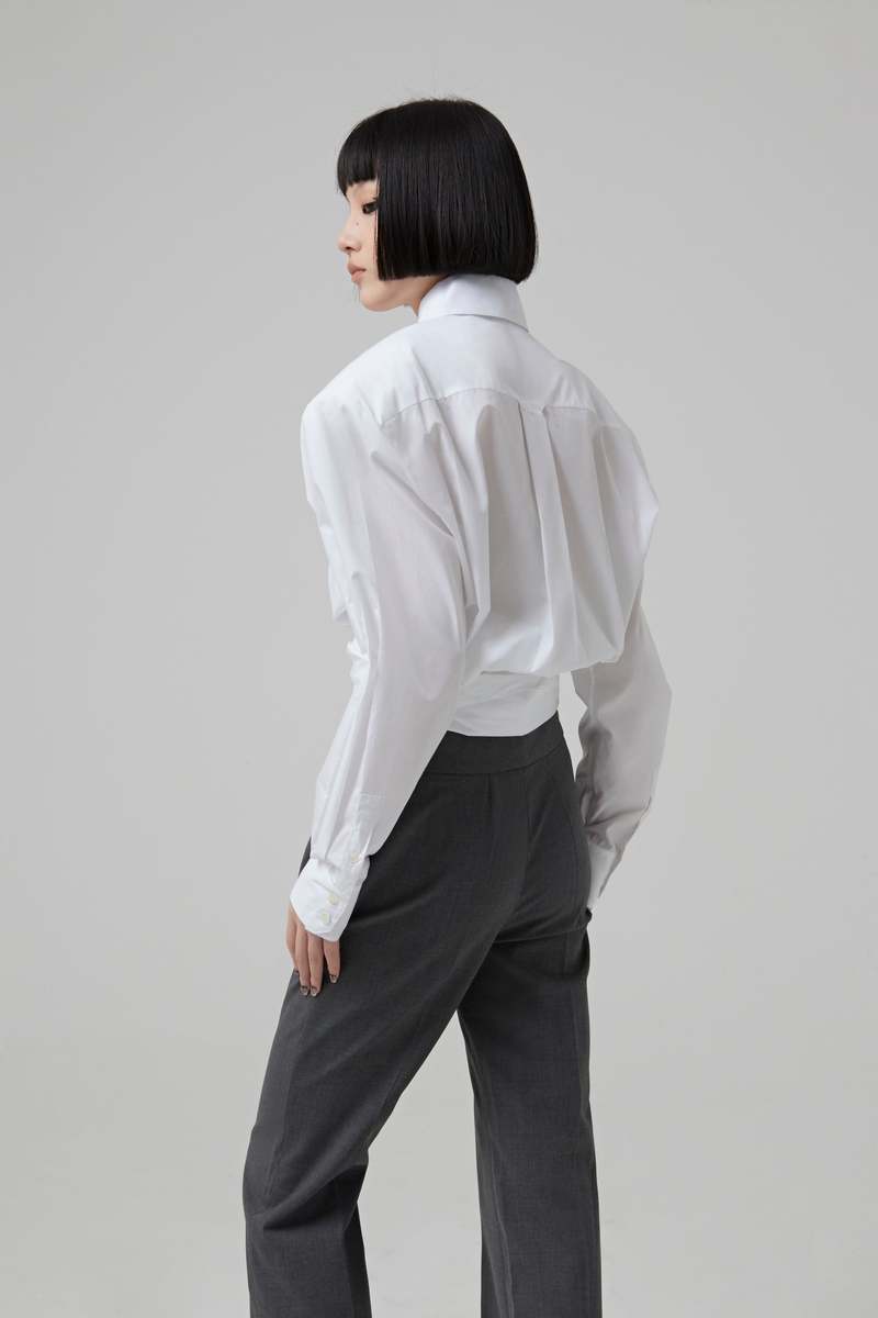 ALEXANDRE VAUTHIER Wrap Over Top - White