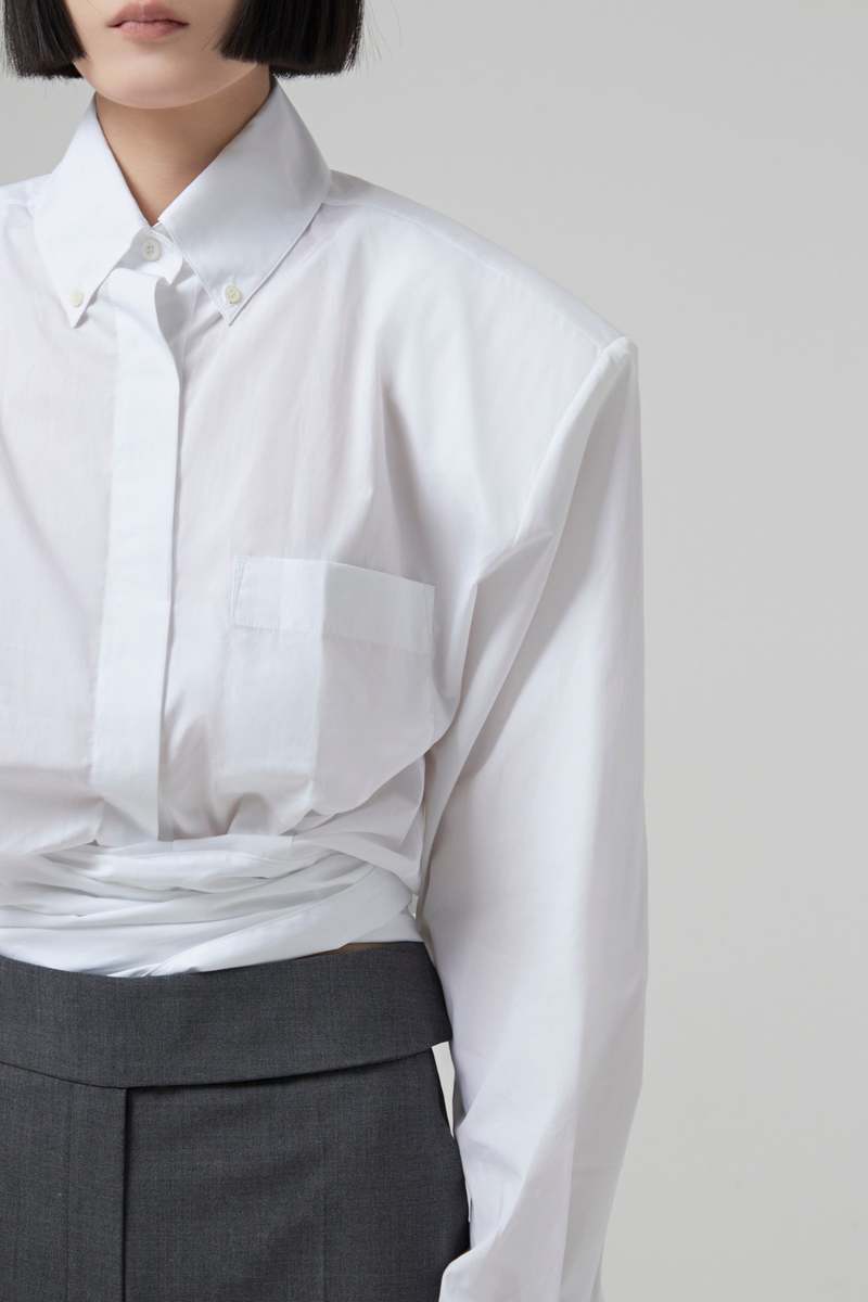 ALEXANDRE VAUTHIER Wrap Over Top - White