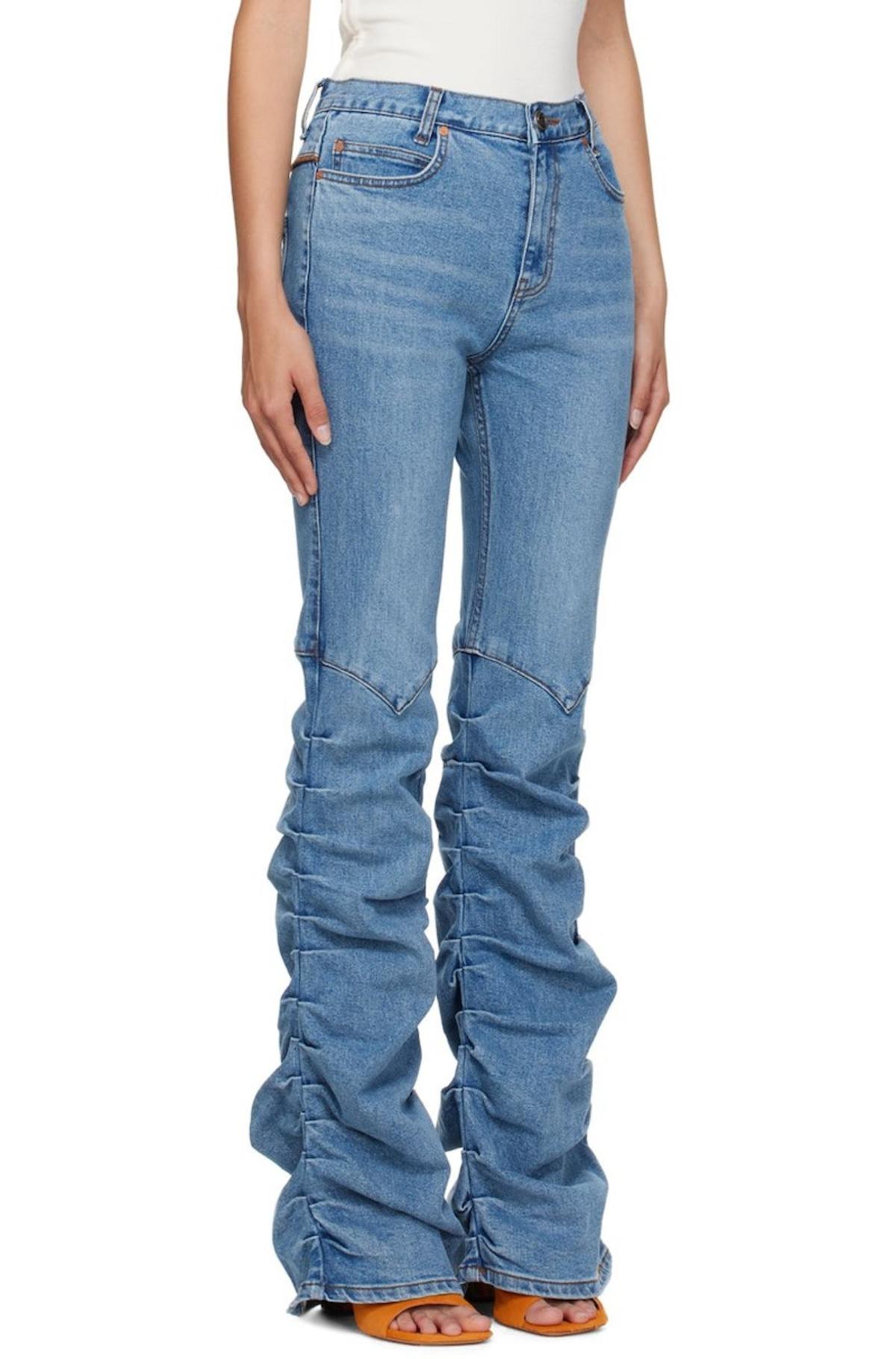 Andersson Bell - BRICK CURVE PANEL WIDE JEANS | HBX Andersson bell 