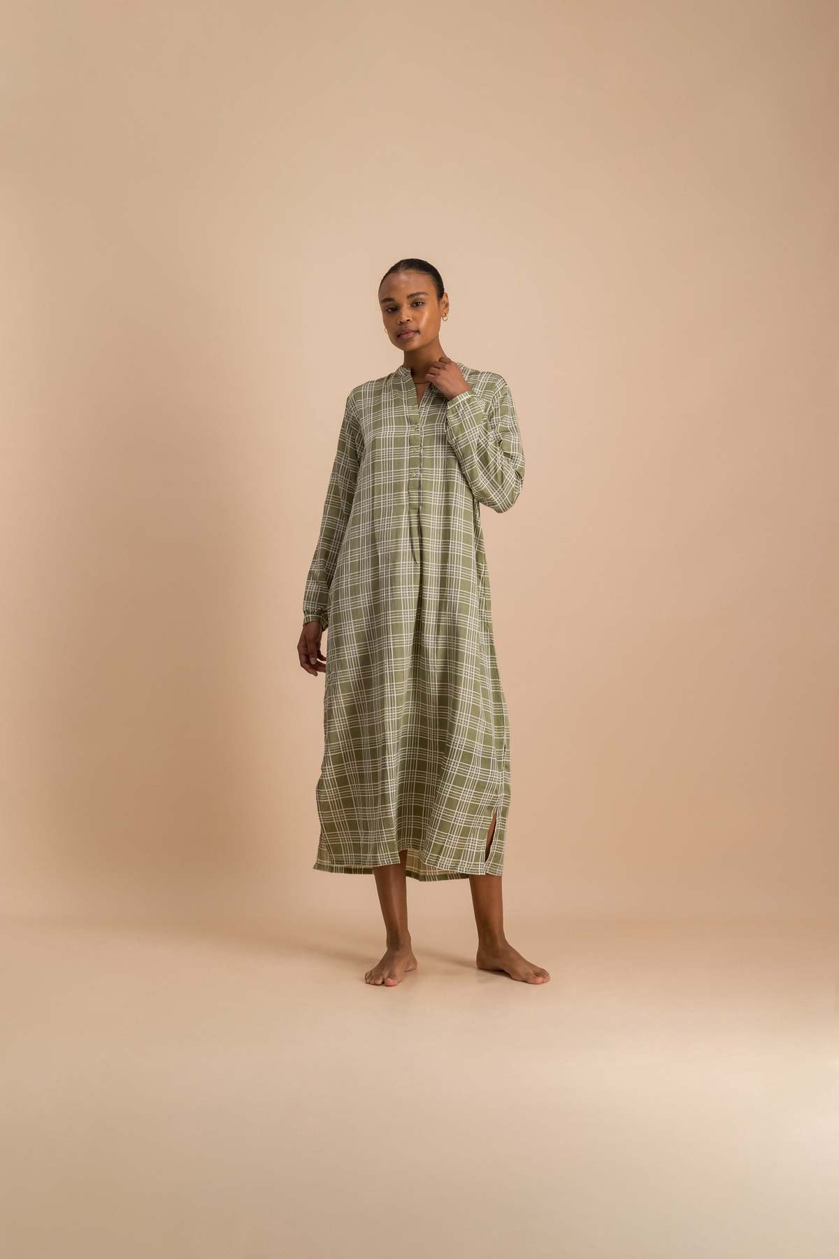 Cloe Cassandro Fashion ANDREA MAXI DRESS - IGUANA | Garmentory
