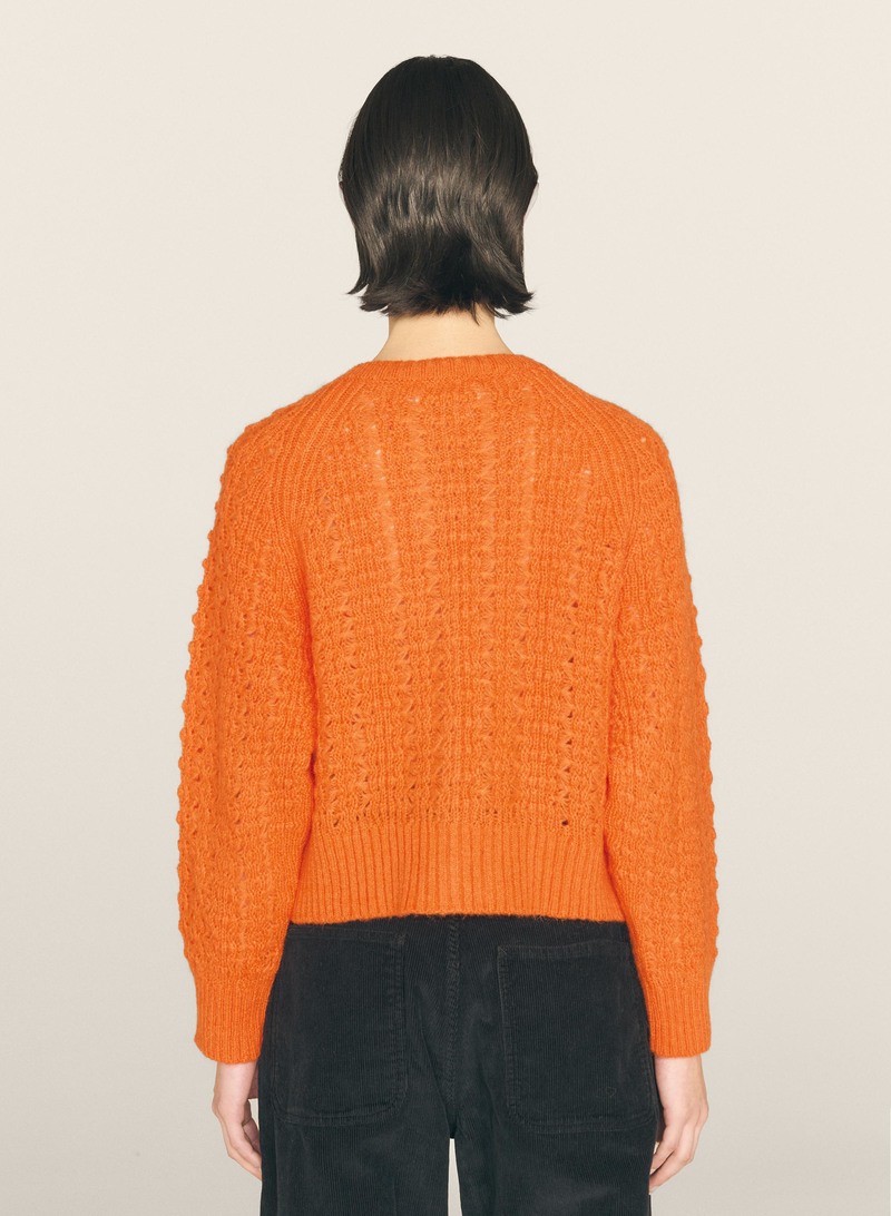 YMC Foxtail Knit Cardigan - Orange