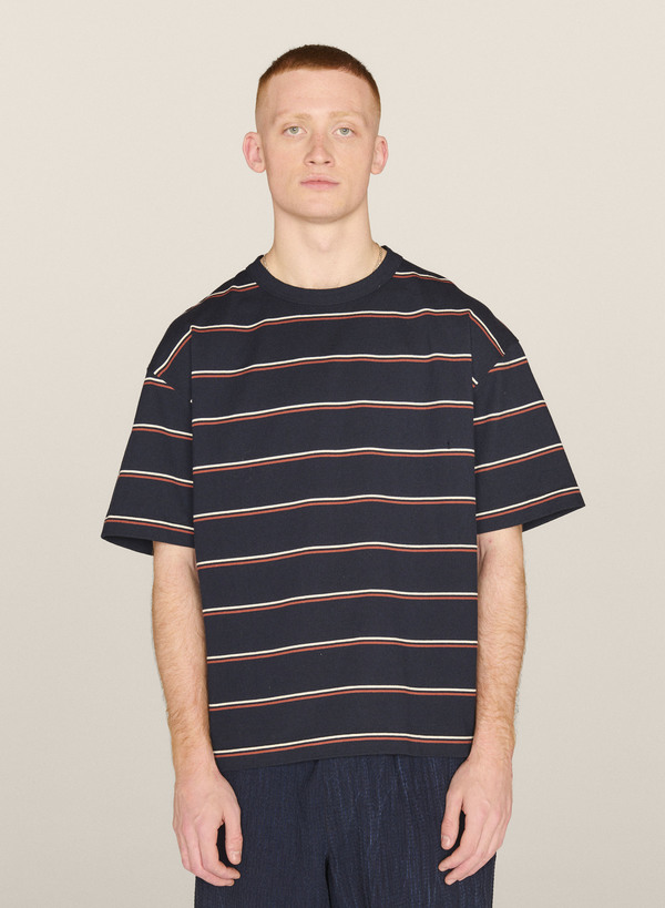 YMC Triple T-Shirt - Navy Multi | Garmentory
