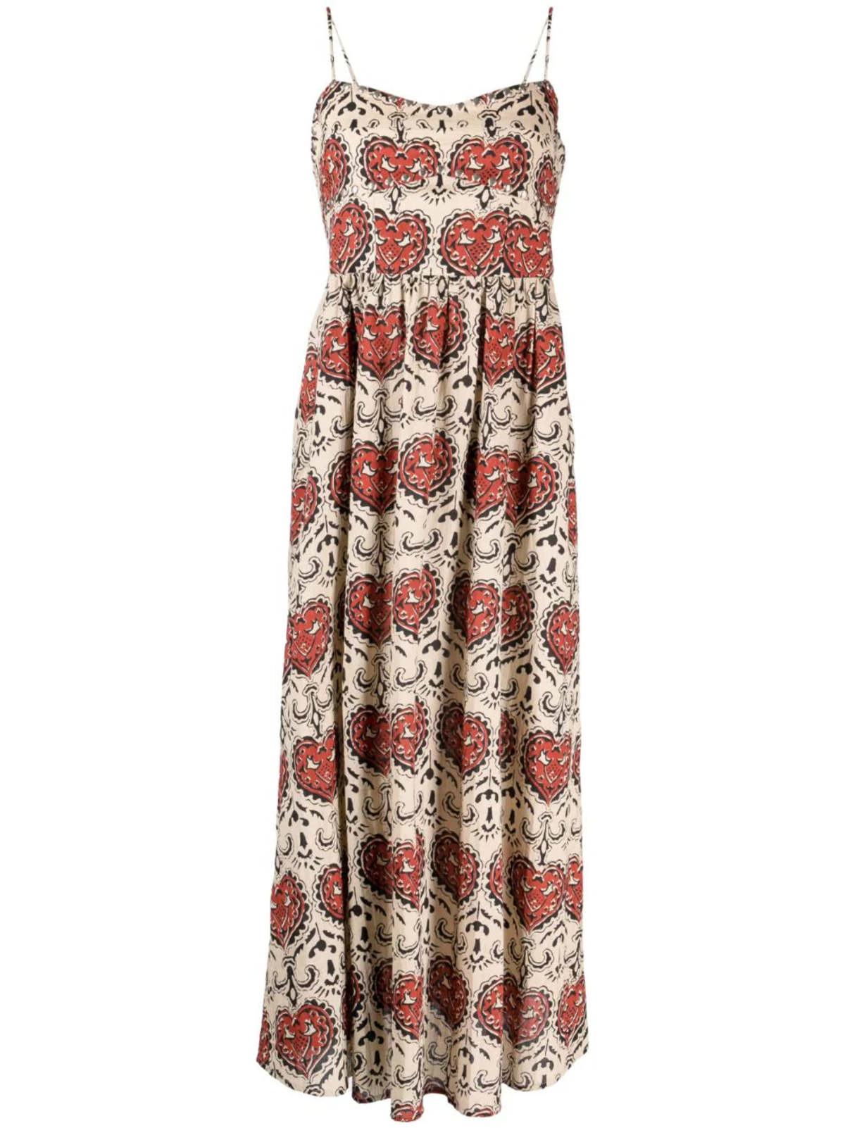 chinese dress ladies Heroine Maxi Dress in Pomegranate Print