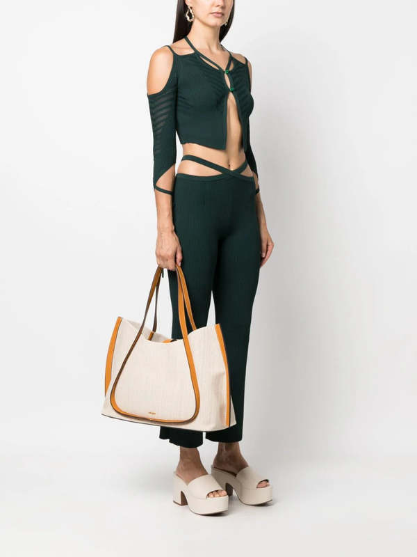 トートバッグ CULT GAIA Cult Gaia Bella Leather Tote Bag | Neutrals | FARFETCH