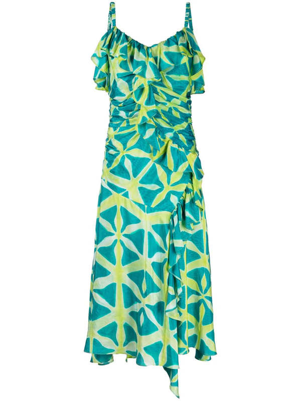 green emerald velvet dress Pleated Gown  BCBGMAXAZRIA