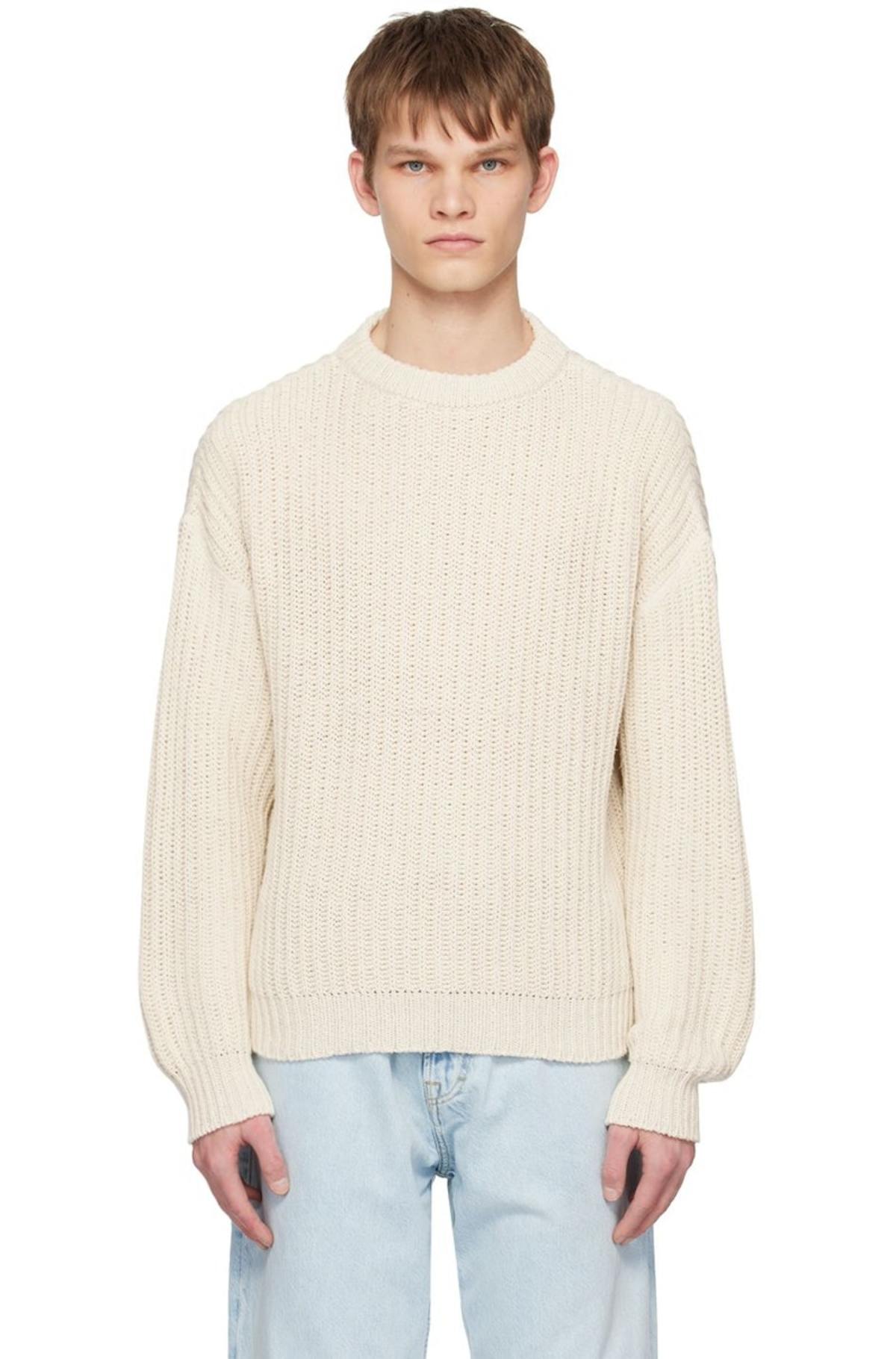 Our Legacy Sonar Sweater - NATURELLE PURE SILK | Garmentory