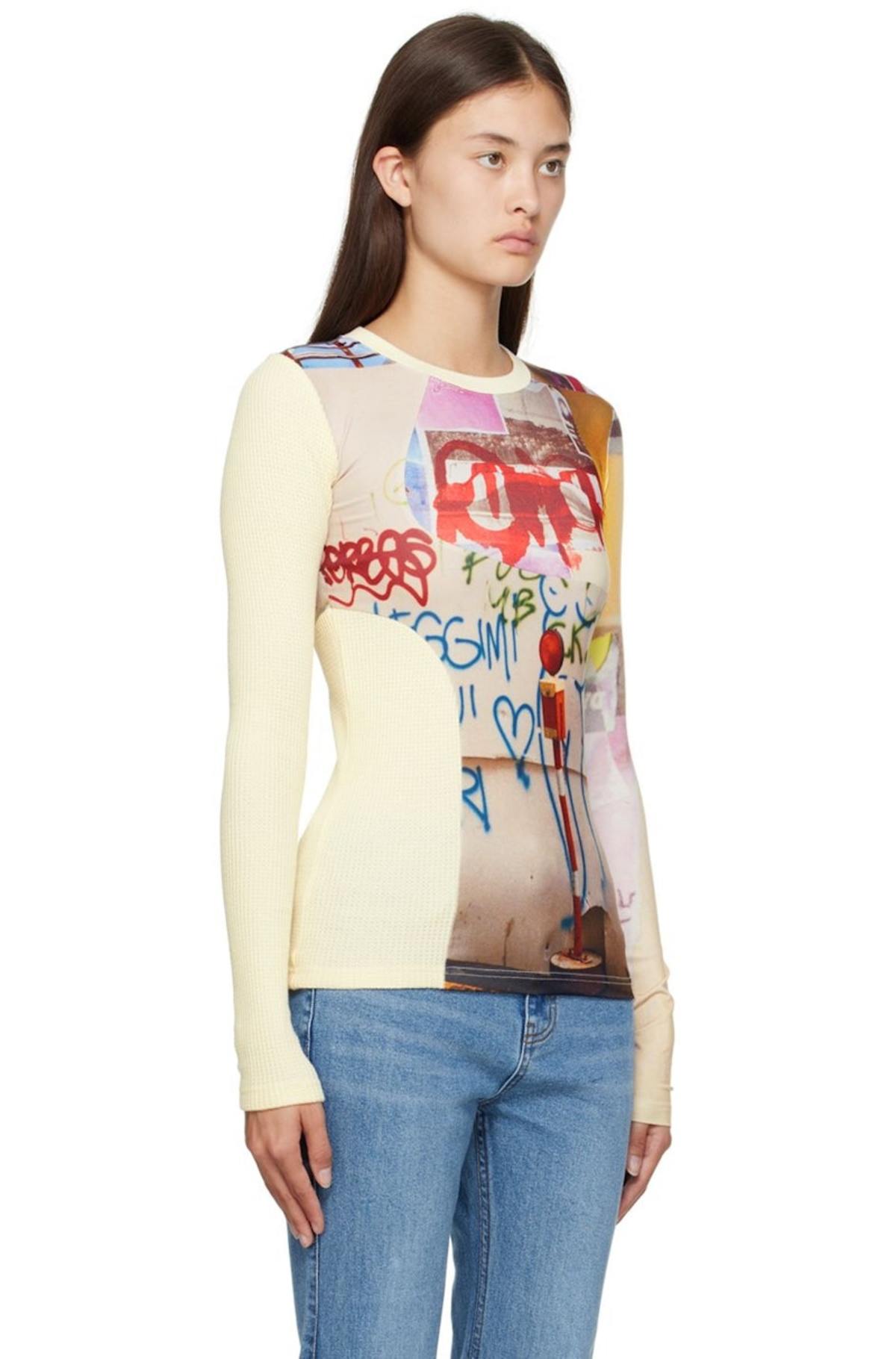 [ANDERSSON BELL]★韓国人気★Collage Printed Wrap T-Shirt Andersson Bell t-shirts for Women | SSENSE