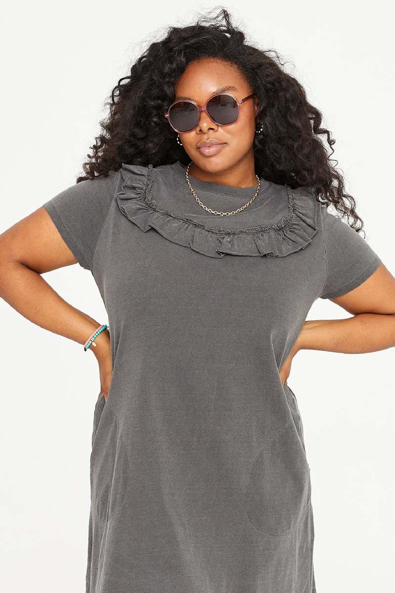Clare V. Round Jane Sunglasses - Mauve | Garmentory display picture 3