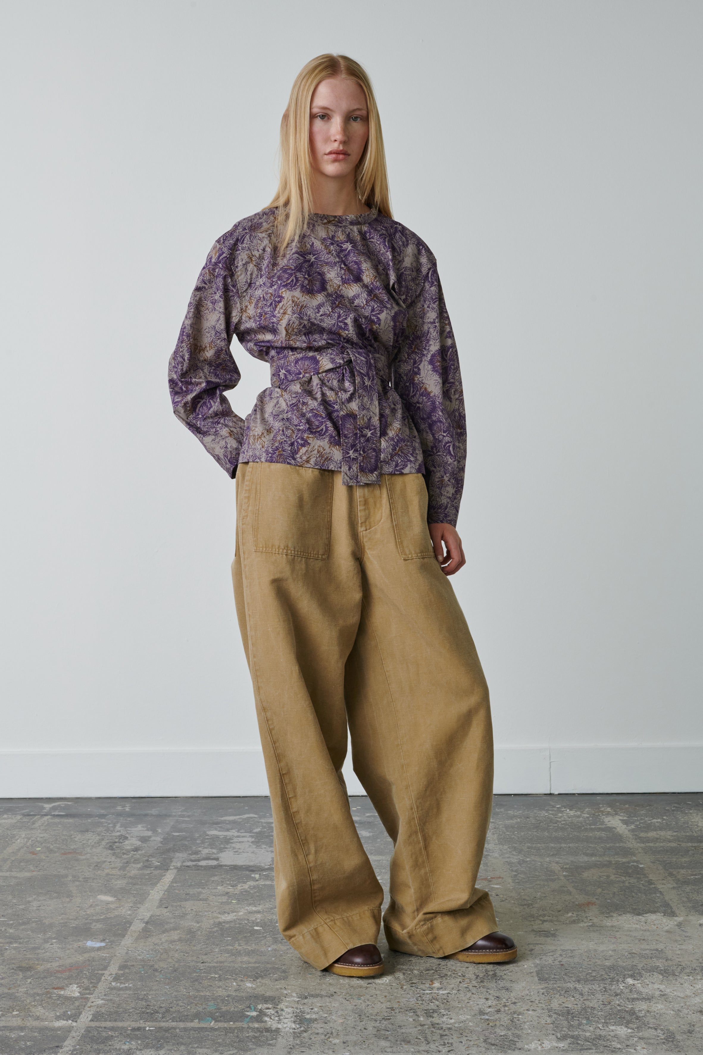 soeur Tapioka Blouse - Chestnut/Violet | Garmentory